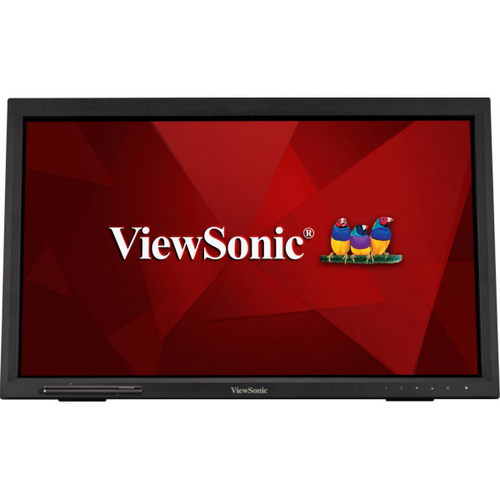 Монитор 21.5" ViewSonic TD2223 VA 1920x1080, 75 Гц, 6.5 мс, 16:9, 250 кд/м², VGA, DVI-D, HDMI 1.4, DP, USB Hub (2×USB 2.0), 3.5 Jack, аудиовход, динамики (2×2 Вт), сенсорный экран (IR Touch), черный