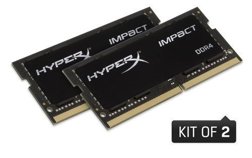 Kingston HyperX Impact <HX432S20IBK2/32> DDR4 SODIMM 32Gb KIT 2*16Gb  <PC4-25600> (for NoteBook)