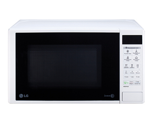 Микроволновая печь LG MS20R42D белый, 20 л, 700 Вт, переключатели - сенсор