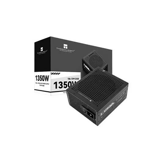 Блок питания Thermalright, 1350W 80+ Platinum (ATX, 3.0, PCIe 5.0, Full modular, 1x24(20+4)pin 600мм, 2xCPU 8(4+4)pin, 2xPCIe*2 8(6+2)pin, 2x12VHPWR PCIe 5.0 12+4pin 600мм, 6xSATA, 5xMOLEX4pin, Active, 120x120мм, 170x150x86мм, OPP, OVP, OTP, OCP, SCP, черный)
