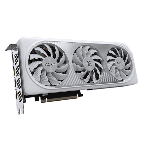 Видеокарта Gigabyte GV-N406TAERO OC-8GD RTX 4060Ti PCI-E 4.0 8 ГБ GDDR6, 128 бит, DisplayPort x2, HDMI x2, GPU 2310 МГц