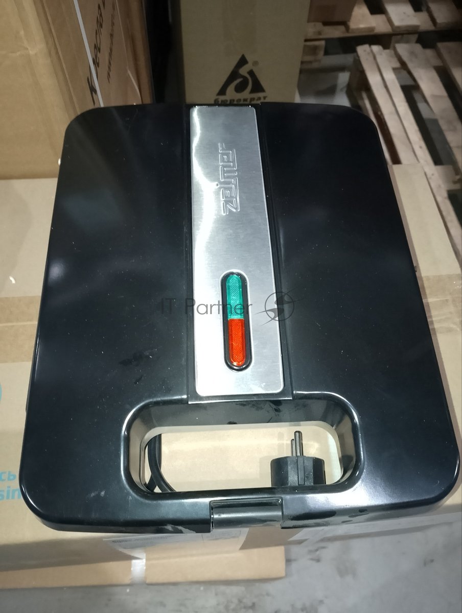 (Б/У) Сандвич мейкер ZELMER ZSM7400 BLACK [Cм.описание!]