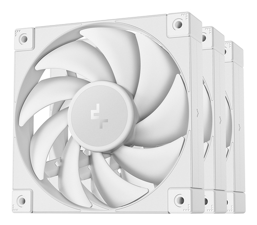 Вентилятор для корпуса Deepcool FD12 120х120x25 белый 4-pin 26.9дБ (упак.:3шт) (R-FD12-WHNPN3-G) Ret