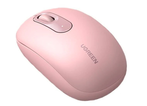 Беспроводная компьютерная мышьUGREEN MU105 (90686) 2.4G Wireless Mouse. Цвет: вишнево-розовый