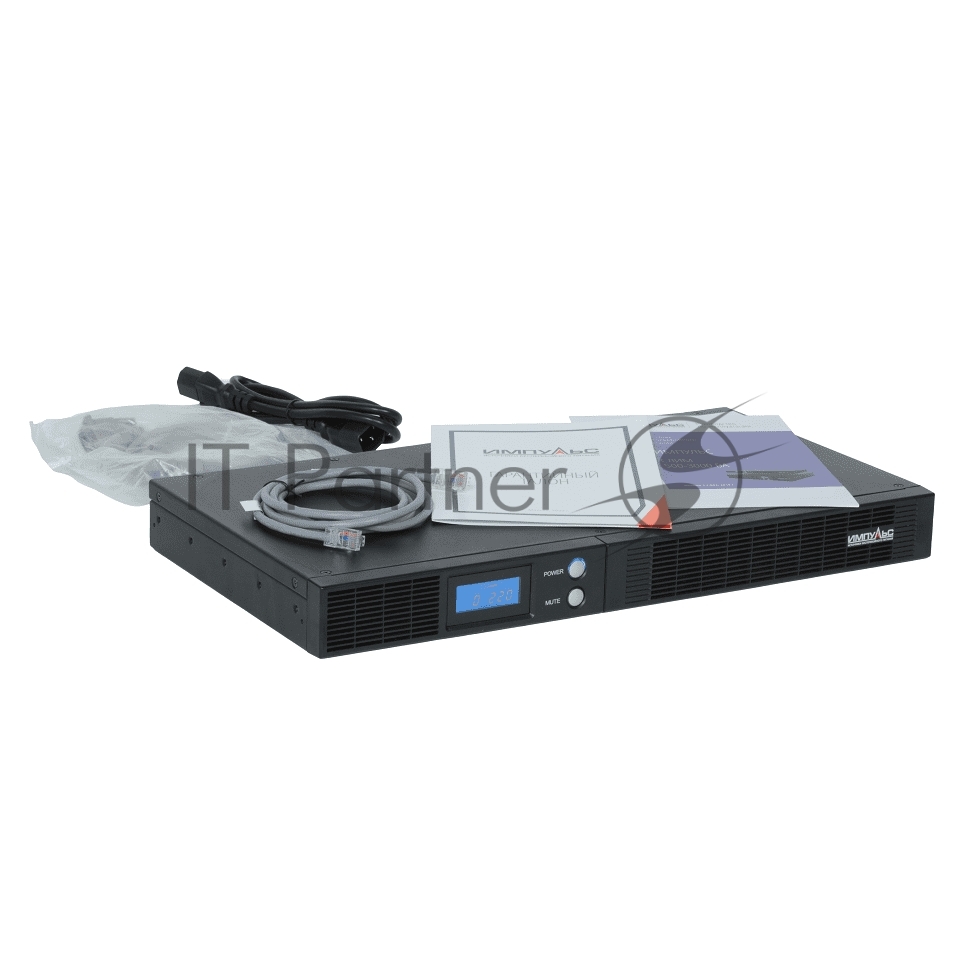 Источник бесперебойного питания Импульс СЛИМ 1000 / 1000 ВА  / 600 Вт / 4 x IEC 320 C13