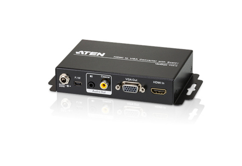 Конвертер Aten ProAV green: HDMI в VGA/Audio Конвертер с масштабированием