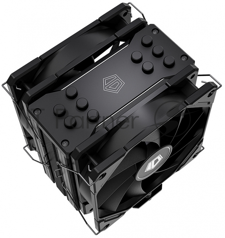 Кулер для процессора ID-COOLING SE-225-XT-BLACK-V2 черный 120мм алюминий/медь 1800rpm 35.2db 4-pin 220W 154мм