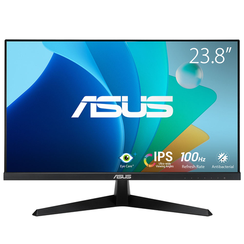 Монитор ASUS VY249HF (23.8", 16:9,  IPS, 1ms(MPRT), 1920x1080, 100Hz, 250cd, 1300:1, 178°/178°, HDMI, Black) (90LM06A3-B01A70)