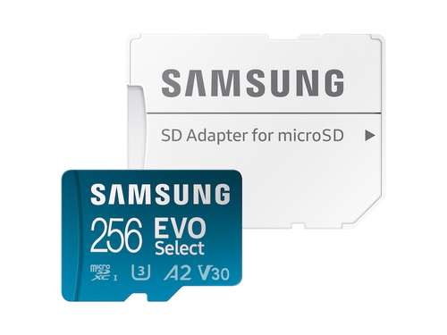 Карта памяти Micro SDXC 256GB Samsung EVO Select class10 UHS-I U3 MB-ME256KA