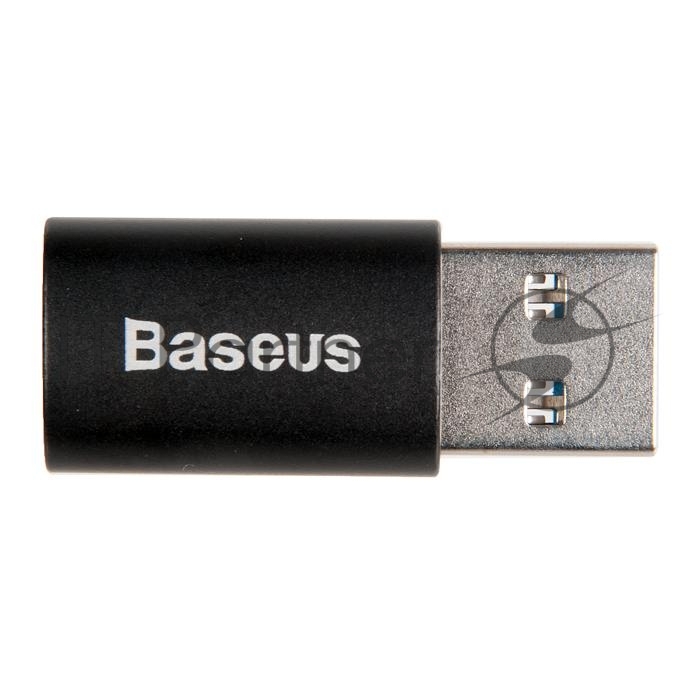 Переходник BASEUS Ingenuity Series Mini OTG, USB-A 3.1- Type-C, черный