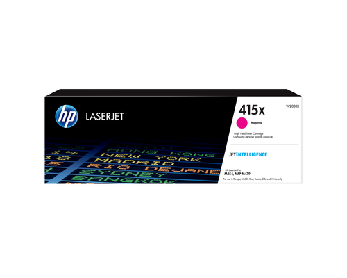 (Спец.цена) Оригинальный лазерный картридж HP W2033X (415X) (6000 стр., пурпурный) для HP Color LaserJet Pro M454/Pro MFP MFP M479