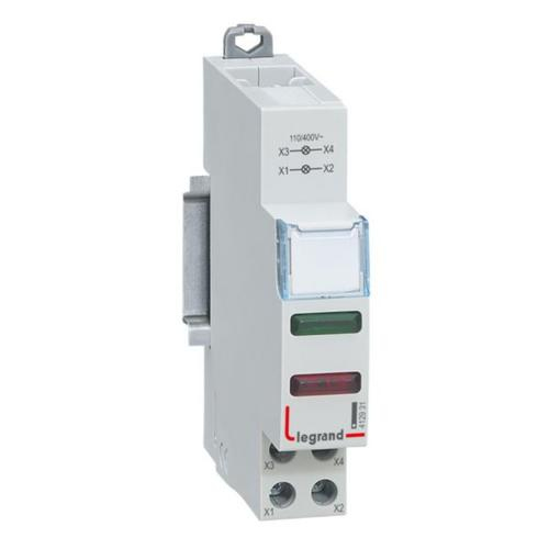 Legrand 412931 CX3 Лампа индикации  2хLED красный/зеленый 230/400В