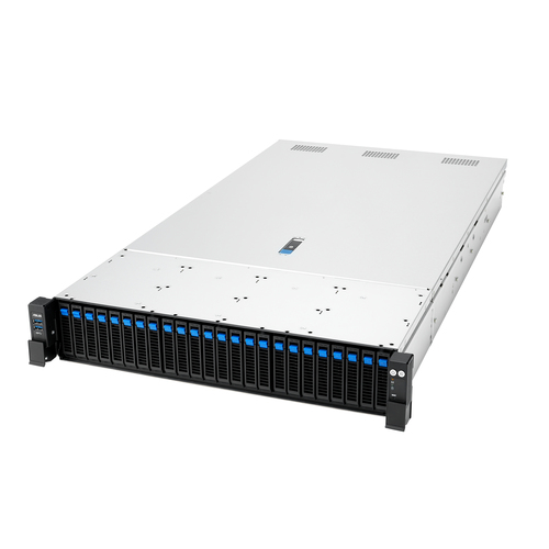 Серверная платформа/ ASUS RS720A-E13-RS24G, 2U, 2x  SP5 (LGA 6096P) TDP 360W, 24x DDR5 6400, 24 x 2.5" hsb NVME, 6 x PCIe gen5 x8, 2x PCIe gen5 x16, 2x OCP3.0 gen5 x16 (SFF), no LAN, 1+1 Redundant 3200W