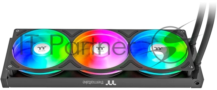 Система жидкостного охлаждения Thermaltake TH360 V3 ARGB Sync AIO черный, 360 мм, 3x120 мм, 500-2500 об/мин, 37.8 дБ, 4 pin PWM, ARGB