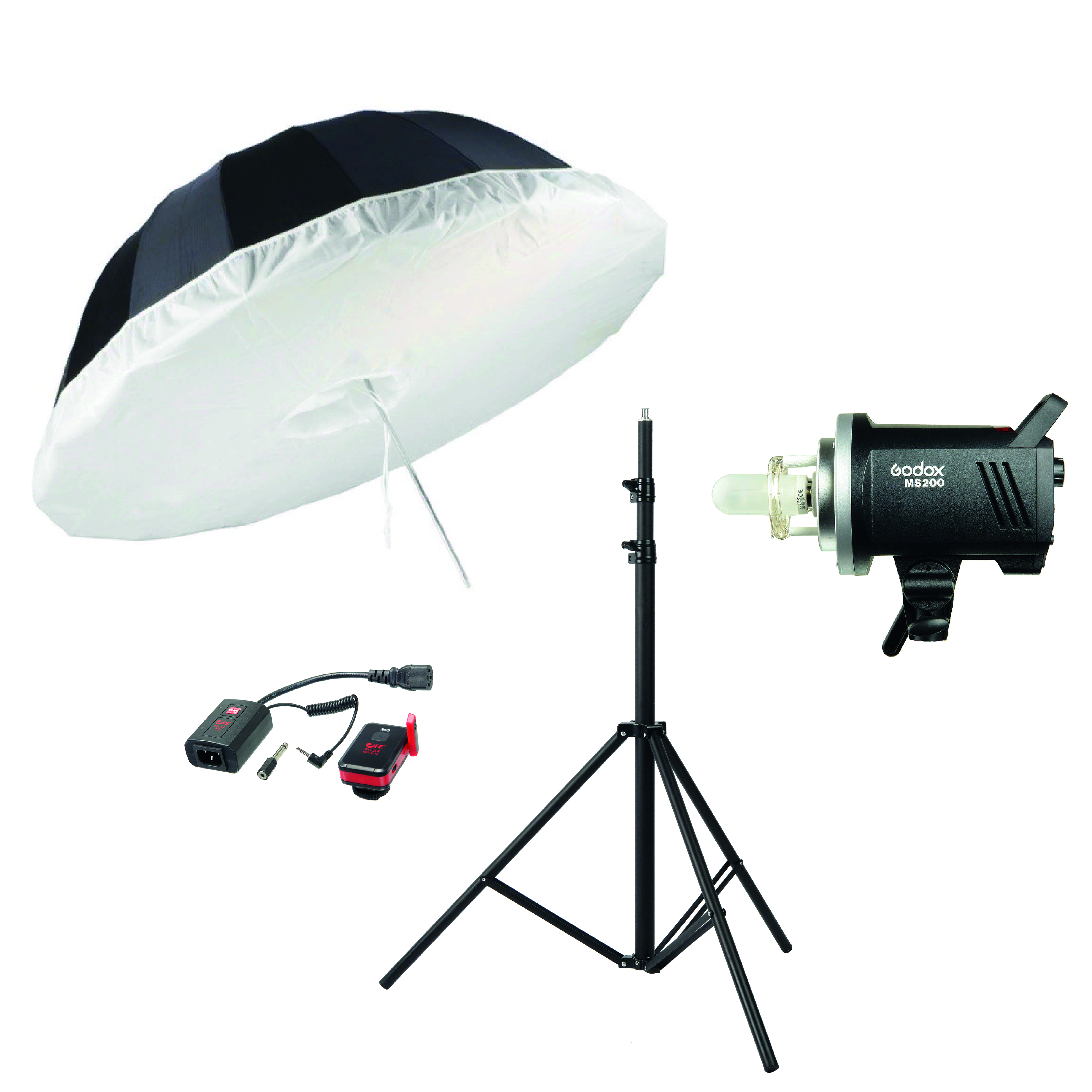Fotodiox Набор света FS-6 Newborn для съемки новорожденных с зонтом 130 см