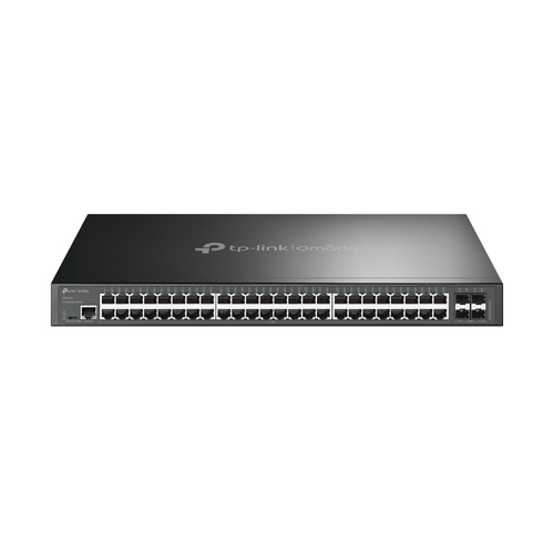 Коммутатор Управляемый TP-Link - SG3452X, Layer 2 Plus, 48-1GbE, 4-SFP+, ROM-32MB, RAM-256MB, SNMP, telnet, Web, CLI, в стойку, SG3452X
