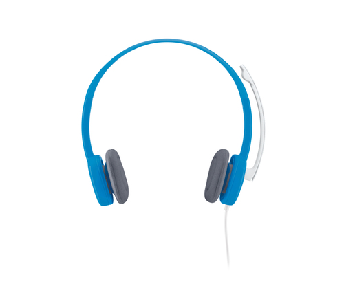 Наушники с микрофоном Logitech H150 синий/белый 1.8м накладные оголовье (981-000454)