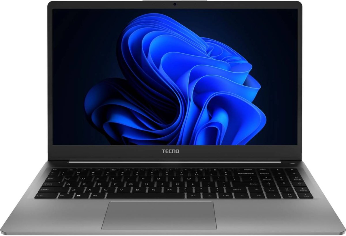 Ноутбук Tecno MegaBook K15SDA - 15.6", 1920x1080 (Full HD), 250-nit, AMD Ryzen 5 7430U 2300MHz, DDR4 8 ГБ, SSD 512 ГБ, AMD Radeon, Bluetooth, Wi-Fi, FPR, 6 060mAh, серый, Windows 11 Home 64, 71005000619