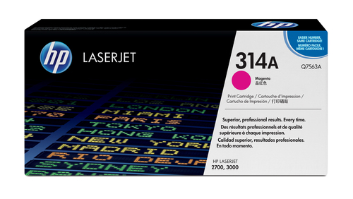<010547> Картридж лазерный HP 314A (Q7563A) для HP 3000, 3500 стр. пурпурный [Q7563A]