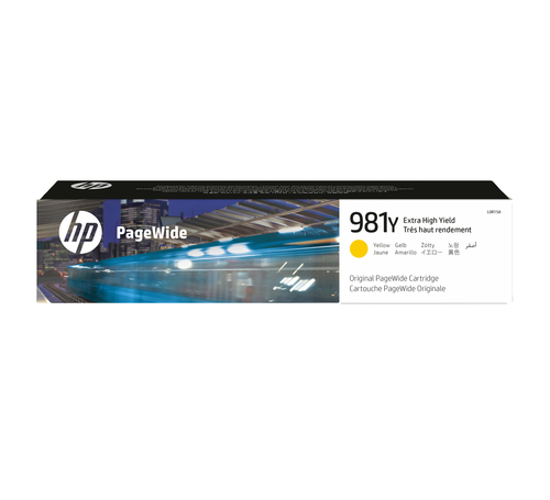 Картридж HP 981Y Yellow для PageWide Enterprise Color MFP 556dn/556xh/586dn/586f/586z (16000 стр) ( L0R15A )
