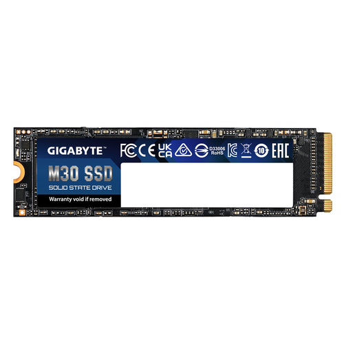 Твердотельный накопитель SSD Gigabyte OEM 2 2280 1TB M30 Client SSD GP-GM301TB-G PCIe Gen3x4 with NVMe,3500/3000, IOPS 308/332K, MTBF 2M, 3D TLC, 2048MB, 650TBW, 0,36DWPD, RTL (822668) oem