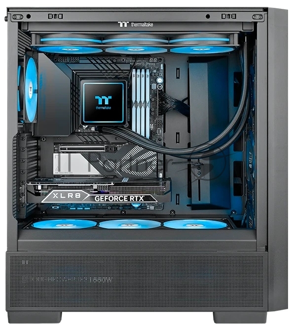 Система жидкостного охлаждения Thermaltake TH360 V3 ARGB Sync AIO черный, 360 мм, 3x120 мм, 500-2500 об/мин, 37.8 дБ, 4 pin PWM, ARGB