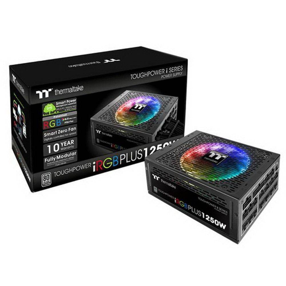 Thermaltake Toughpower iRGB Plus 1250 TPG-1250DH3FCT 1250W,80 Plus Platinum, полностью модульный