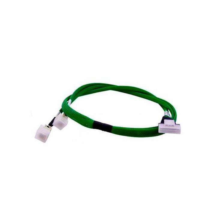Broadcom 05-60007-00 Cable, x8 8654 to 1x8 8654, 1M. To Controller SFF-8654 (SlimSAS), To Devices/Backplane 1 x8 SFF8654 SlimSAS