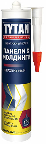 Клей монтажный Tytan Professional Панели & Молдинги бежевый 310 мл