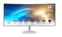 MSI 34" PRO MP341CQW 1500R, 21:9, VA, UWQHD, 1/4ms, 100Hz, 300cd, HDMI, DP, SPK