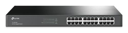 Коммутатор TP-Link TL-SG1024 сетевой гигабитный неуправляемый 24 портовый; 24 порта RJ45 10/100/1000 Мбит/с; 100-240 АС; 0…+40 °С; 440x180x44 мм.