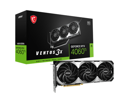 Видеокарта PCIE16 RTX4060TI 16GB 4060 TI VENTUS 3X 16G OC MSI