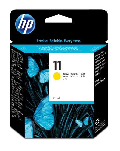 Картридж HP C4838AE (№11) Yellow для Business inkjet 1100/1200/2300  серии,DesignJet  70/100(plus)/110plus
