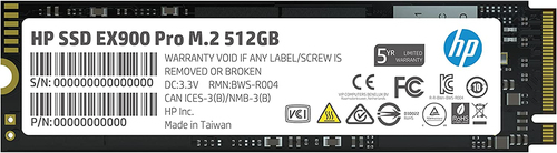 SSD 512 Gb M.2 2280 M HP  EX900 Pro <9XL76AA>