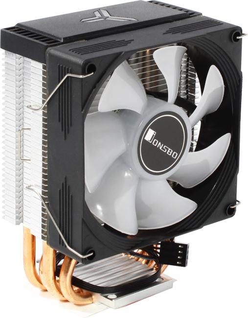 Кулер Jonsbo CR-1300EVO Black, 4 тепл. трубки, 160 Вт, LGA1700/AM5