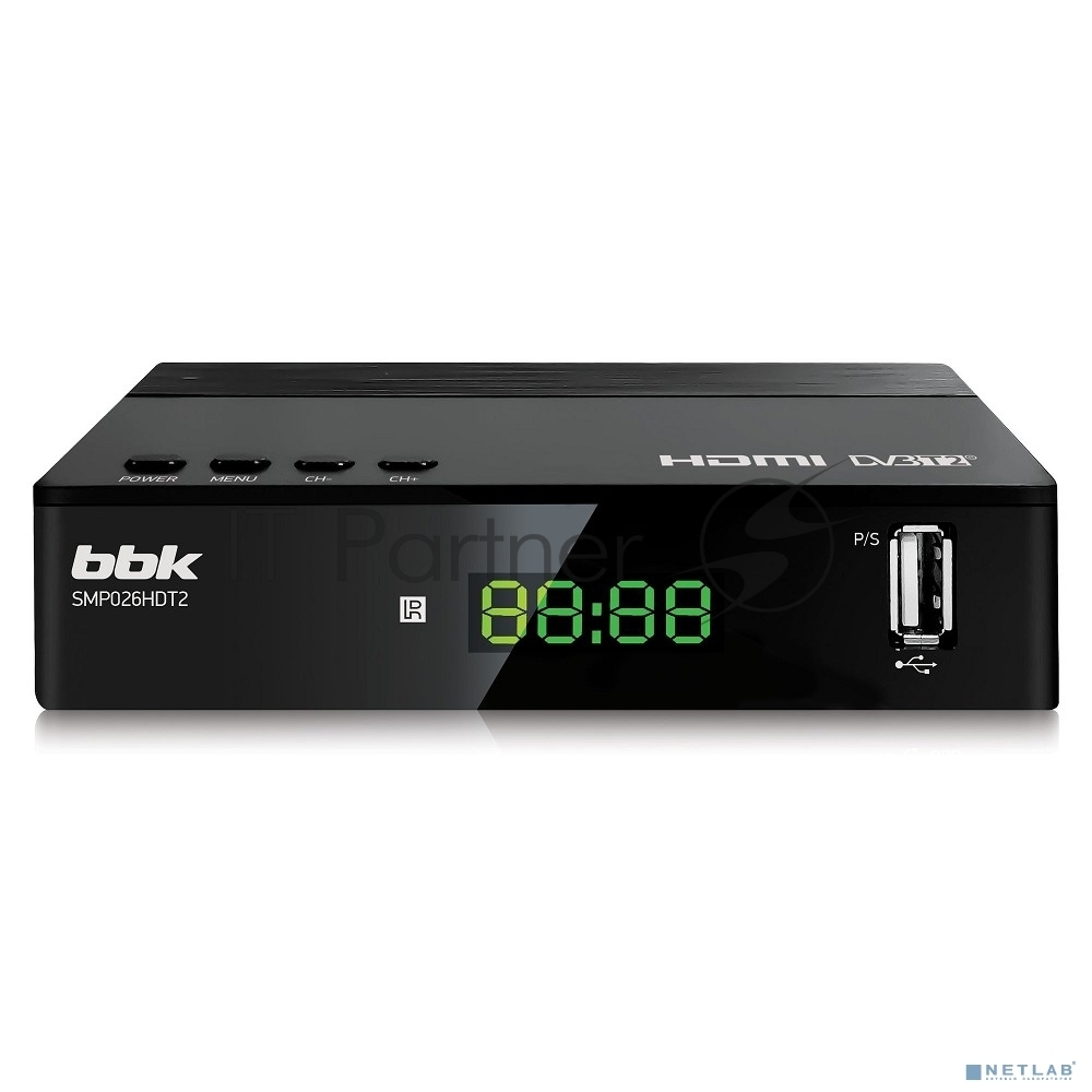 BBK Ресивер DVB-T2 SMP026HDT2 черный