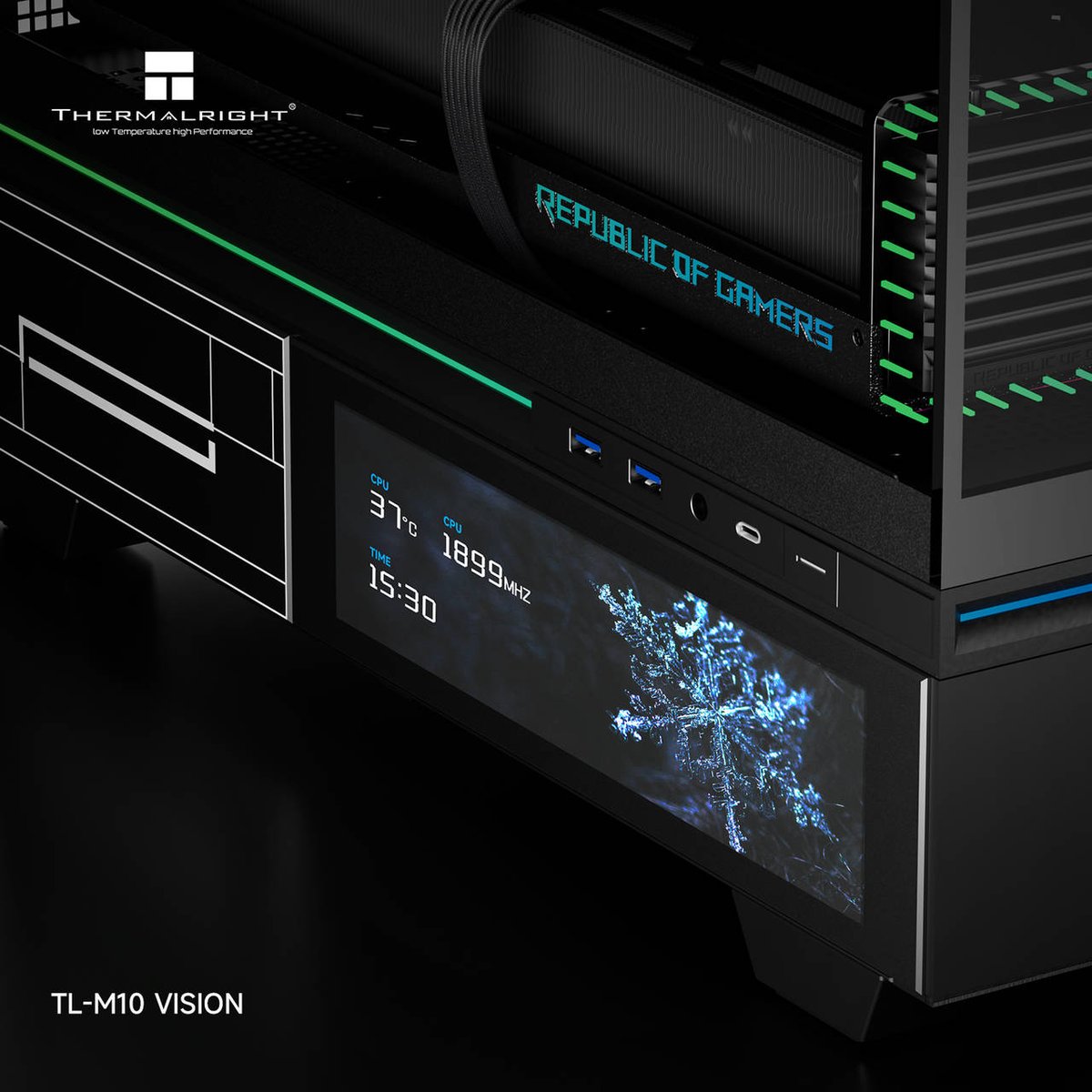 Thermalright M10 Vision FAN4-C Black