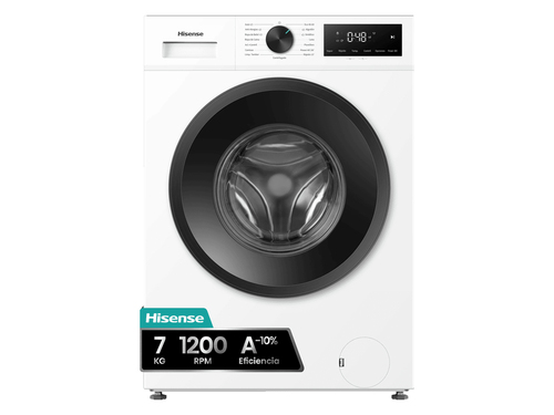 Стиральная машина Hisense WF1I7022BWJ/C белая, загрузка фронтальная 7 кг, 1200 об/мин, класс A+++