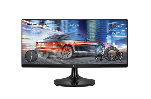 Монитор LG 25UM58-P (25", черный IPS LED 21:9 HDMI матовая 250cd 2560x1080 FHD 4кг)