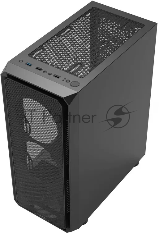 Корпус Bloody CC-126-BK, Midi-Tower, чёрный