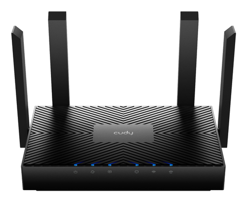 Маршрутизатор/ AX3000 Gigabit Dual Band Wi-Fi 6 Mesh Router, Chipset MT7981BA+MT7976CN+MT7531AE, 802.11ax/ac/a/b/g/n, 2402Mbps at 5GHz + 574Mbps at 2.4GHz, 4 10/100/1000Mbps Ports, 4 x 5dBi fixed antennas, WiFi router/AP/ Repeater/WISP Mode, PPTP/L2TP/OpenVPN/WireGuard, MU-MIMO, Guest network, WPS, DDNS,  IPv6, IPTV, WOL, WPA3, TR069/TR098/TR111/TR181,  Cudy Mesh, Cudy APP