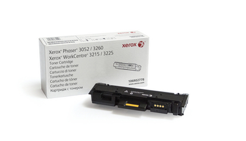 <075293> Картридж лазерный XEROX 106R02778 для Phaser 3052/3260, WC 3215/3225, 3000 стр, черный [106R02778]