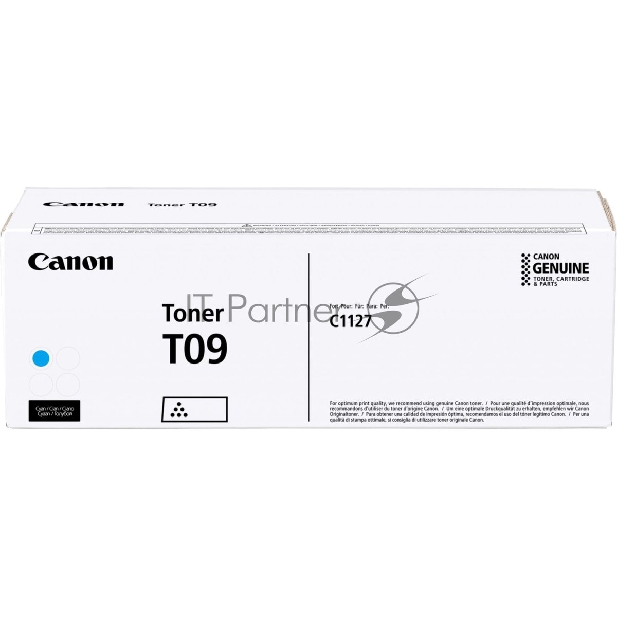 Тонер Canon T09 CY 3019C006 голубой туба для копира i-SENSYS X C1127iF, C1127i, C1127P