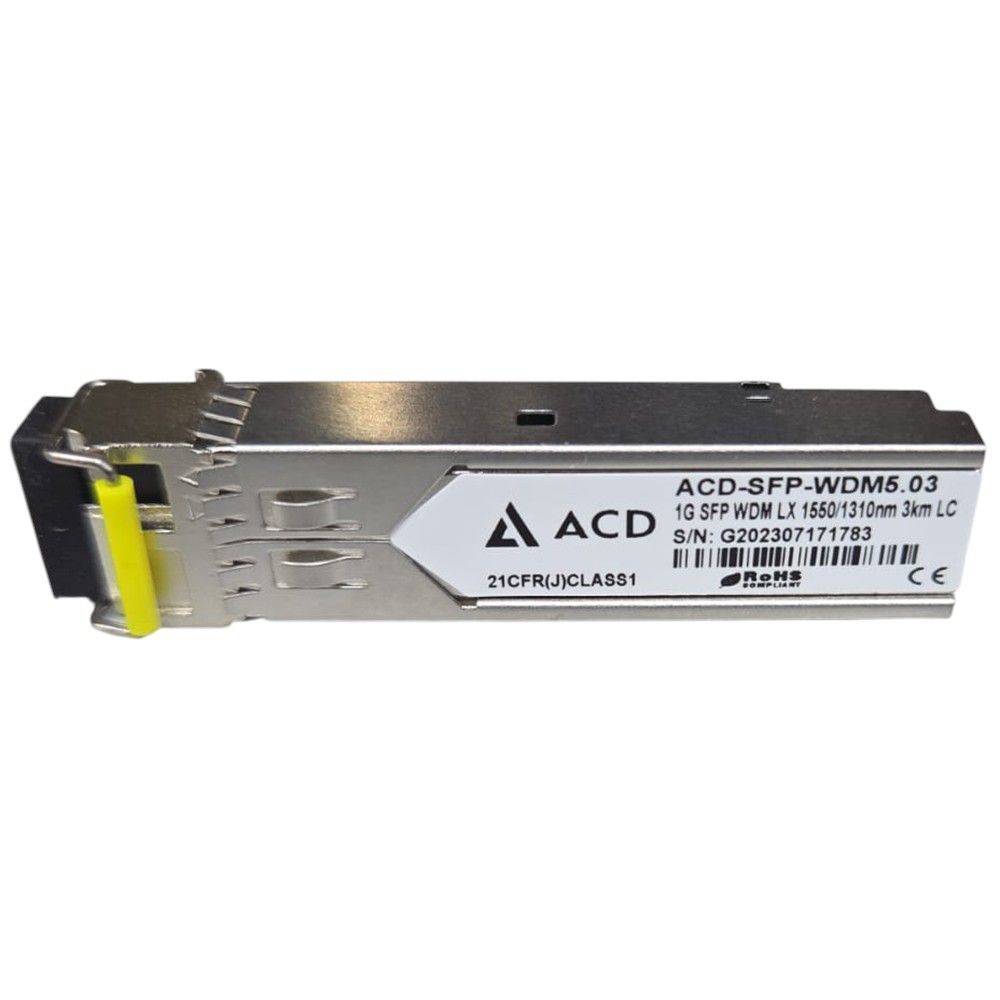 ACD ACD-SFP-WDM5.03 SFP, WDM, DDM, 1.25Gbps, LC, sm, 3 km, TX/RX=1550/1310nm