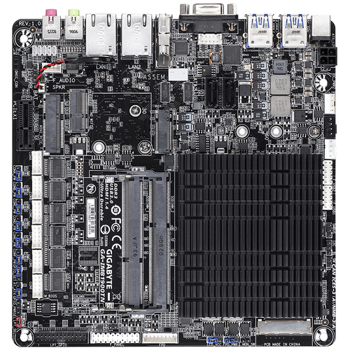 GIGABYTE GA-IMB1900TN (Celeron J1900 SoC onboard) (RTL) Dsub+HDMI GbLAN SATA  Mini-ITX 2DDR3 SO-DIMM