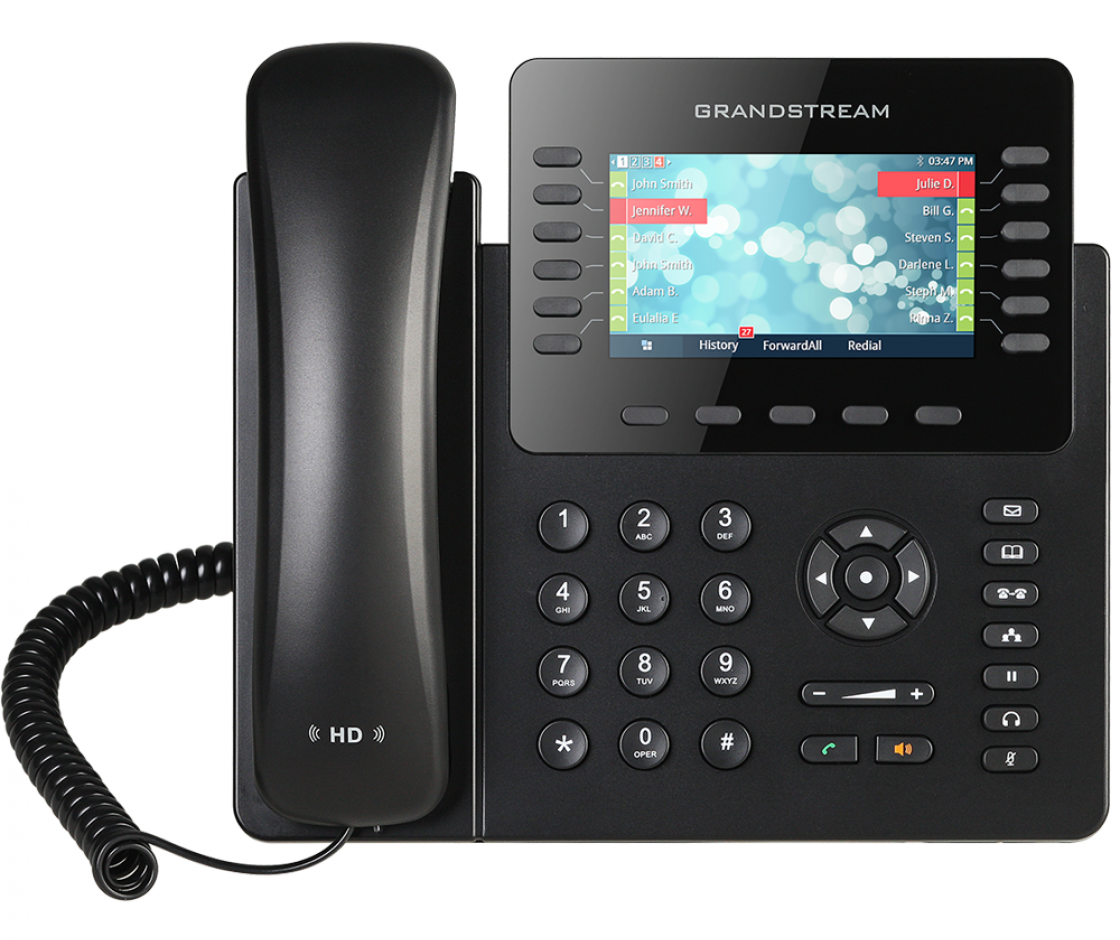 SIP-телефон Grandstream Networks GXP2170, 6 SIP-аккаунтов, 12 линий, PoE, 1GbE, Bluetooth