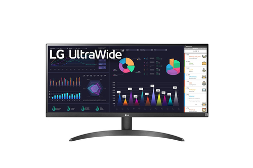 МОНИТОР 29" LG 29WQ500-B Grey (IPS, 2560x1080, 100Hz, 5 ms, 178°/178°, 250 cd/m, 1000:1, +HDMI 1.4, +DisplayPort 1.2)