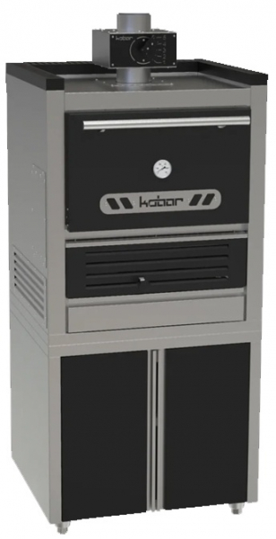 Печь-мангал KOBOR FIRE-50-L с подставкой