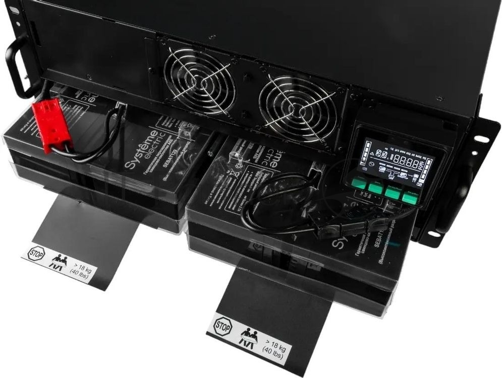 Источник бесперебойного питания Systeme Electric Smart-Save Online SRTSE 2 SRTSE6KRTXLIG2-NC / 6000 ВА / 6000 Вт / 5 x IEC 320 C13, 3 x IEC 320 С19