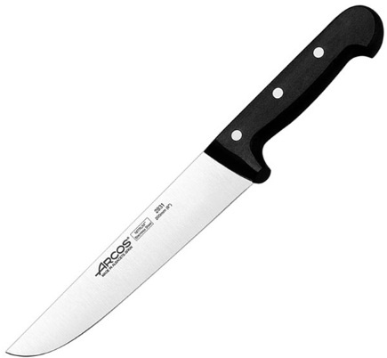 Ножи для тонкой нарезки ARCOS 283104 сталь нерж., полиоксиметилен, L=340/200, B=35мм, черный, металл